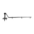 thumbnail image 6 of Renovator's Supply Black Offset Strap Lift Off Pintle Hinge 11.75" Pin Hinges for Shutter Doors, Pack of 4, 6 of 10