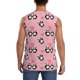thumbnail image 4 of Fotbe Valentine'S Day Panda Men's Camiseta sin Mangas Estampada para Hombres, Playera Casual para Gimnasio, Entrenamiento, Playa-Medium, 4 of 7