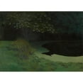 thumbnail image 3 of Félix Vallotton 14x11 Black Modern Framed Museum Art Print Titled - The Pond (Honfleur) (1909), 3 of 5