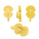 thumbnail image 3 of 8pcs goma violín práctica mudo estilo redondo violín mudo práctica violín silenciador Abanopi Silenciar violín, 3 of 7