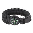 thumbnail image 2 of Rothco Paracord Compass Bracelet, Black, 8, 957-Black-8Inches, 2 of 2