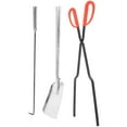 thumbnail image 1 of Mobutofu Iron Fireplace Tools 1Set Small Fire Tool For Fireplace Maintenance Campfire Tongs Homeowners Use, 1 of 8