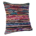 thumbnail image 3 of Laddha Home Designs Handwoven Geometric Cotton Throw Pillow Cover - 20" - Multicolored, 3 of 8