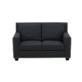 thumbnail image 5 of Gewnee 57" Linen Upholstered Loveseats with Nailhead Trim,Black, 5 of 13