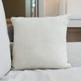 thumbnail image 2 of Fabstyles 18" Throw Pillow with Poly-Insert 100% Waffle Weave Cotton Cover (Set of 2), 2 of 2