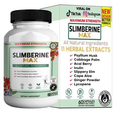 GreenVify Slimberine Max – Metabolic Health & Healthy Weight Management Support Supplement