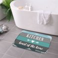 thumbnail image 3 of SPXUBZ Non Slip Flannel Polyester Floor Mat Kitchen Heart Of The Home For Bathroom Kitchen Bedroom Decoration 24x16 inch, 3 of 5