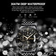 thumbnail image 3 of Watch POEDAGAR New Fashion Men Watch Waterproof Luminous Date Sports Watches Luxury Quartz Man Wristwatch Luxuri Male Clot Box, 3 of 9