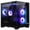 Black, variant on Hoengager Gaming Desktop, AMD Ryzen 5 5500 6-Core 3.6 GHz, GeForce RTX 5050 8GB, 16GB DDR4, 1TB PCIe, RGB Fans, Windows 11 Prebuilt Computer-White