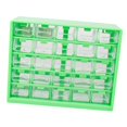 thumbnail image 4 of Caja de herramientas organizadora de componentes ligera con 25 compartimentos para suministros de oficina Verde, 4 of 7