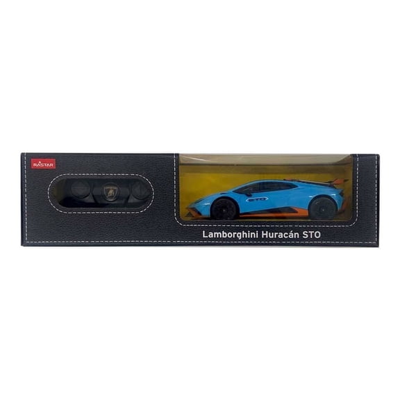 Vehículo de Control Remoto Rastar Lamborghini Huracán STO Azul 2 Piezas