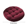 thumbnail image 5 of Bxaolu 1Pack Soft Round Chair Pad Non Slip Padded Chiar Cushion Soft and Comfortable Seat Cushions for Kitchen Dining Office Chairs (Red ,16"x16"x2"), 5 of 6