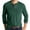 Green, variant on Horkkom Long Sleeve Shirts for Men Button Crew Neck Layer Solid Color Pullover T Shirt Fall Outdoor Comfy All Purpose Tee Shirts with Pocket