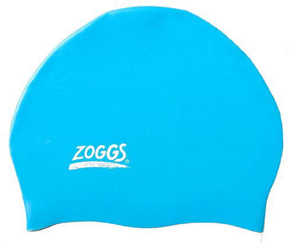 Zoggs White Latex Swim Cap Adult Unisex Stretch Swimming Hat Ladies Mens 