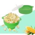 thumbnail image 5 of 1PC Collapsible Silicone Popcorn Bucket with Handles, Microwave Safe Popcorn Popper Bowl for Home Movie Nights, Dishwasher Safe, 5 of 5