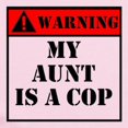 thumbnail image 2 of CafePress - Warning My Aunt Is A Cop Body Suit - Baby Light Bodysuit, Size Newborn - 24 Months, 2 of 4