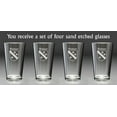 thumbnail image 2 of Potter Irish Coat of Arms Pint Glasses - Set of 4 (Sand Etched), 2 of 2