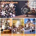 thumbnail image 3 of Christmas Projector Outdoor, Led Christmas Snowflake Projector Waterproof IP65, Led Projector Lights Snowfall Effect Decoration for Christmas, Indoor, 3 of 5