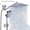 Chrome, variant on Shower Head Set, Wall-mounted Handheld Rain Shower with Stand and Flexible Hose, No Electricity Required, Bathroom Hot Shower Head Bath Set