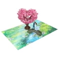 thumbnail image 4 of Pop Up Valentines Card, 3D Love Tree Hearts Couple Wedding Card for Her, Wife, Husband, Him, Couple; Ideal Gift for Wedding, Romantic Birthday, Anniversary, Mothers Day, 6x8 inch, 4 of 6
