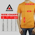 thumbnail image 4 of Access Men's Heavyweight Short Sleeve Cotton V-Neck T-Shirt (Pack of 3) (Orange, Medium) AT37, 4 of 8