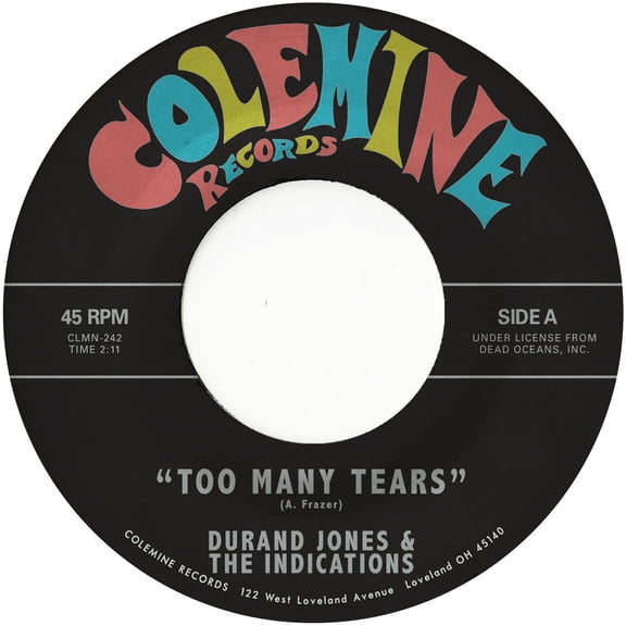 Jones,Durand & the Indications - Too Many Tears / Cruisin' to the Parque - Music & Performance - Vinyl [7-Inch]