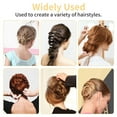 thumbnail image 5 of LQQBOX U Shaped Hair Pins, 200 Count for Women Lady Girls Bobby Pins French Historical Hair Pin Hair Styling Pins Hair Accessories, Blonde, 2.36 Inch, 5 of 7