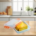 thumbnail image 6 of HBBKVI Bento Box Food Grade Sandwich Imported Fresh Box Bread Sushi Rice Breakfast Lunch Box Sealed Box Microwaveable 23.7oz Leak-Proof Bento Box, 6 of 6
