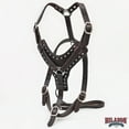 thumbnail image 2 of HILASON Heavy Duty Genuine Leather Dog Harness Padded Dark Brown Medium, 2 of 5