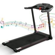 Treadmill Folding Bluetooth Treadmill Machine with Voice Control for Home Use