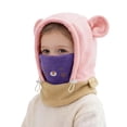 thumbnail image 2 of Kids Balaclava Hat with Face Mask Polar Soft Warm Cold Weather Hat for Boys Girls 4-12 Years Skiing Cycling Camping and Winter Play Kids Cold Weather Gear, 2 of 6