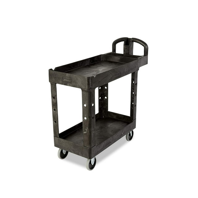 Carro De Servicio Mango Ergonómico Cap. 226 Kg Rubbermaid Rubbermaid FG452088BLA