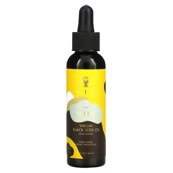 Pure Oils, Virgin Black Seed Oil, 2 fl oz (60 ml), As I Am
