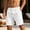 A271 White, variant on Men's Casual Summer Shorts Elastic Waist Drawstring Lightweight Cotton Linen Beach Lounge Wear with Side Pockets Comfortable Everyday Relaxed Fit Bottoms