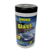 Simoniz - Sure Shine 50ct Glass Wipes - 7"x8" 01669
