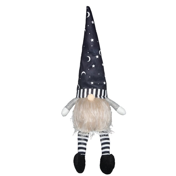 Gnomo De Halloween, Juguetes De Peluche Con Luz Led, Estrellas, Sombrero De Luna, Adornos De Elfo Con Piernas, Decoración Del Festival sonducket HA044808-01