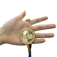 thumbnail image 5 of Unique Bargains 2' Gold Table Tennis Medals, 5Pcs Table Tennis Award Medals, 5 of 5