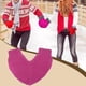 thumbnail image 4 of Guantes de punto de invierno para parejas que se toman de la mano, ideales para senderismo y caminatas en climas fríos. Rojo rosa, 4 of 7