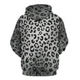 thumbnail image 3 of Brown Leopard Print 3D Print Hoodie Men Women Autumn Thin Pullover Sweatshirt Vintage Streetwear Tops, 3 of 6