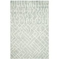 thumbnail image 4 of Safavieh Casablanca Shag 2'3" X 8' Hand Tufted Rug in Blue and Ivory, 4 of 7