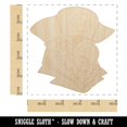 thumbnail image 2 of Pirate Parrot Bird with Hat Wood Shape Unfinished Piece Cutout Craft DIY Projects - 4.70 Inch Size - 1/8 Inch Thick, 2 of 7