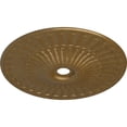 thumbnail image 3 of 36 5/8"OD x 3 5/8"ID x 2 3/8"P Galveston Ceiling Medallion (Fits Canopies up to 4 3/4"), Hand-Painted Pale Gold, 3 of 6