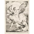thumbnail image 2 of Luigi Sabatelli 11x14 Gold Ornate Wood Frame and Double Matted Museum Art Print Titled - I Saw Another Angel . (The Angel of the Apocalypse Appearing to Saint John) (1809-1810), 2 of 4