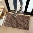 thumbnail image 2 of Brown and Black Leopard Print Door Rugs,Washable Non Slip Door Mats Indoor,Decorative Door Mats,Entry Mat Indoor for Entrance,Bedroom,Kitchen,Bathroom,16"x24", 2 of 6