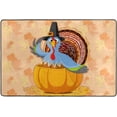 thumbnail image 4 of SKYSONIC 36x24in Thanksgiving Turkey Cute Area Rug, Fall Maple Leaf Non-Slip Floor Carpet for Indoor Living Dining Room Bedroom, 4 of 7