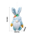 thumbnail image 3 of YUNAFFT Easter Gnomes Decorations,Handmade Plush Easter Bunny Swedish Scandinavian Figurine Elf Stuffed, 3 of 6