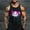 #41Black, variant on Mens Halloween Printed Personalized Fashion Blouses Tops Workout Gym Muscle T-Shirt Basic Tank