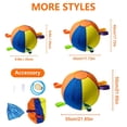 thumbnail image 3 of Calming Pet Herding Ball for Dogs, Giant Tear-Resistant Inflatable Polyester Exercise Toy, Large Outdoor Fetch Play Ball with Handle Cover & Pump, Various Sizes, 3 of 8