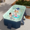 thumbnail image 1 of Inflatable Swimming Pool, Foldable Swimming Pool Folding Oversize Bath Pool Inflation Free for  Toddlers Outdoor Garden Backyard Summer Water Party, 1 of 8