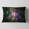 thumbnail image 2 of Designart Myriad of Colored Space Circles - Abstract Throw Pillow - 12x20, 2 of 5